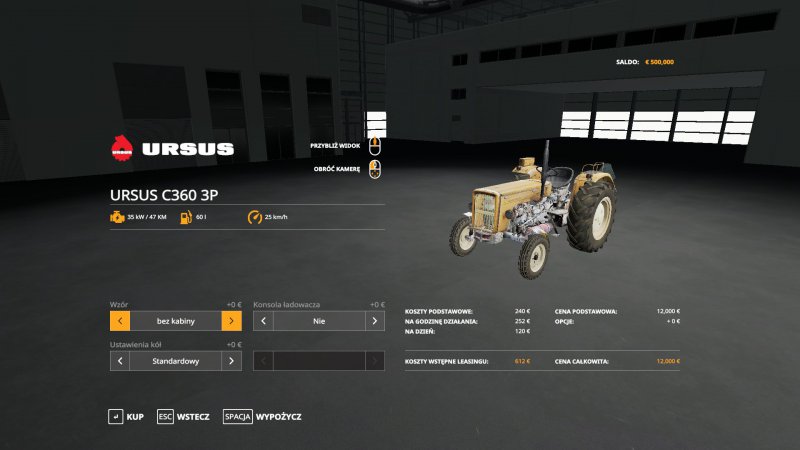 Ursus C360 3p Fs19 Mod Mod For Farming Simulator 19 Ls Portal 5870