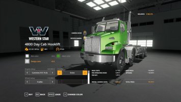 Western Star 4800 hooklift FS19