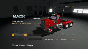 Mack Daycab and Mack Sleeper Truck FS19