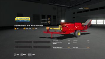 New Holland 378 Baler with Options v1.2 FS19