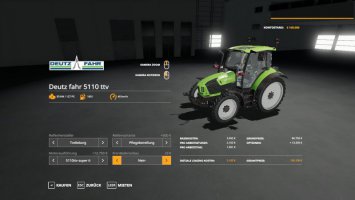 Deutz Fahr 5110 TTV fs19