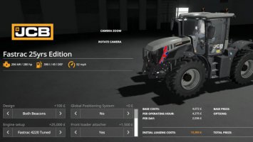 JCB Fastrac 25yrs Edition FS19