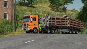 MAN TGX Forest Semitrailer Pack v1.1.0.1 FS19