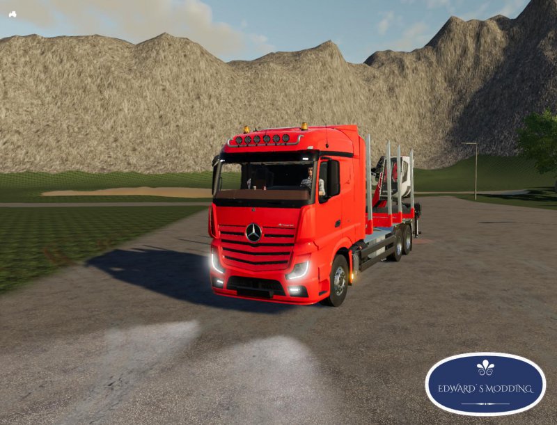 Mercedes Benz Actros Forestry 1845 Fs19 Mod Mod For Farming