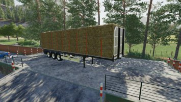 Fliegl Flachbett Sattelauflieger v1.1 FS19