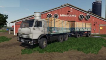 KAMAZ 5320 & TRAILER FS19