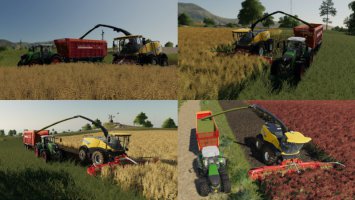 Multi Harvest Headers v1.2 FS19