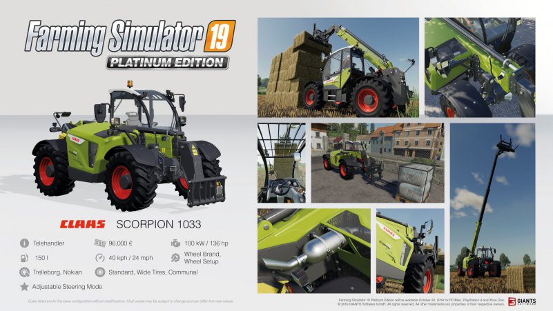 Farming Simulator 19 Platinum Fact Sheet #2 | LS Portal ...