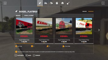 FS19 MEGA KOGEL TRAILERS PACK FS19