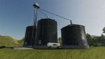 Large grain silo with dryer FS19