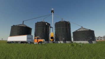 Large grain silo with dryer fs19