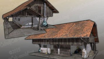Old EU barn placeable