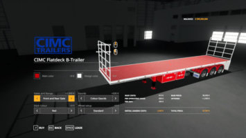 CIMC Flatdeck Trailer Pack V1.1 FS19