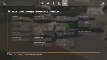 Easy Development Controls FS19