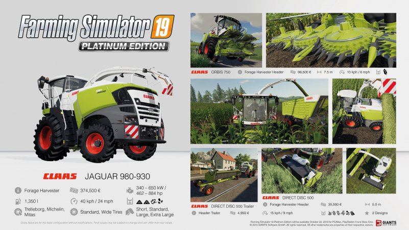 Farming Simulator 19 Platinum Fact Sheet #4 | LS Portal - Mody Do ...