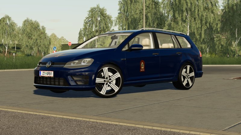 Volkswagen Golf R Variant 2015 V16 Fs19 Mod Mod For Farming