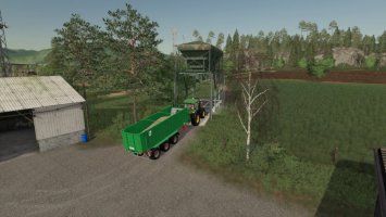 Platzierbarer Stahlsilo fs19