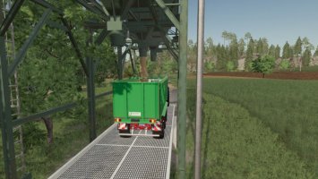 Platzierbarer Stahlsilo FS19