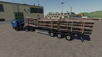 Fliegl Timber Runner Wide With Autoload Wood v1.1 FS19