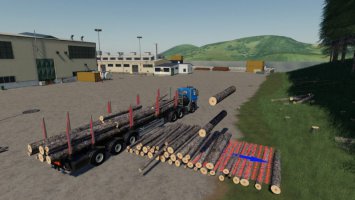 Fliegl Timber Runner Wide With Autoload Wood v1.1 FS19