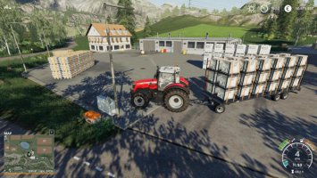 Autoload Pack With 3 Tiers Of Pallet Loading fs19