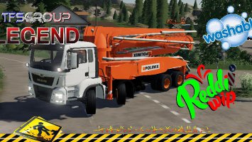 MAN CONCRETE PUMP TRUCK v1.5