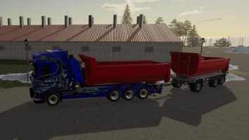 SCANIA NG HKL AND CRANE v1.1 FS19