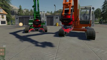 Tiltrotator with Grab for Liebherr 902 Pack FS19