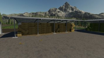 Ballen Lager, Heu und Stroh v1.0.3.0 FS19