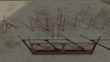 Concrete And Metal Fences Pack