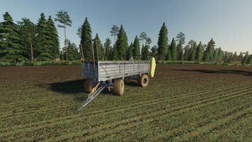 Polski rozrzutnik 2-osiowy FS19