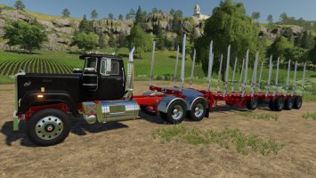 Manac Log Trailer FS19