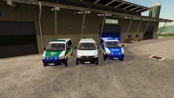 VW T5 police and customs with UniversalPassenger FS19