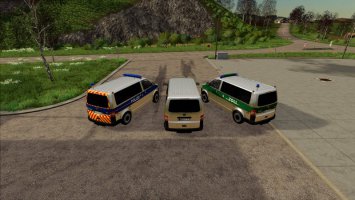 VW T5 police and customs with UniversalPassenger FS19