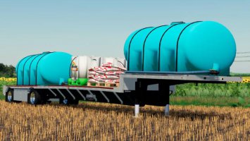 Wilson Step-Deck Fertilizer trailer