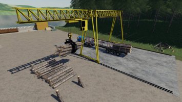 Wood Crane v1.1 FS19