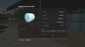 Dynamic Bale Storage Sheds FS19