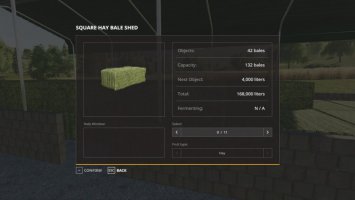 Dynamische Ballenlagerschuppen FS19