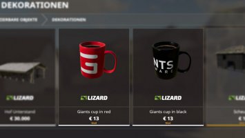 Giants Tasse In Rot Und Schwarz FS19