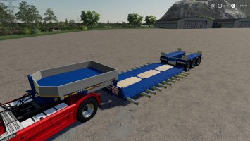 Goldhofer Low Loader With Extensions fs19