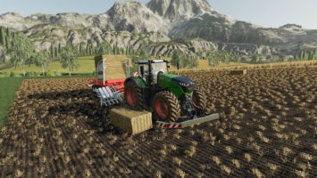 Homemade Bale Pusher fs19