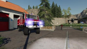 Mercedes Benz Unimog Straz Polskie Malowanie v1.1 FS19