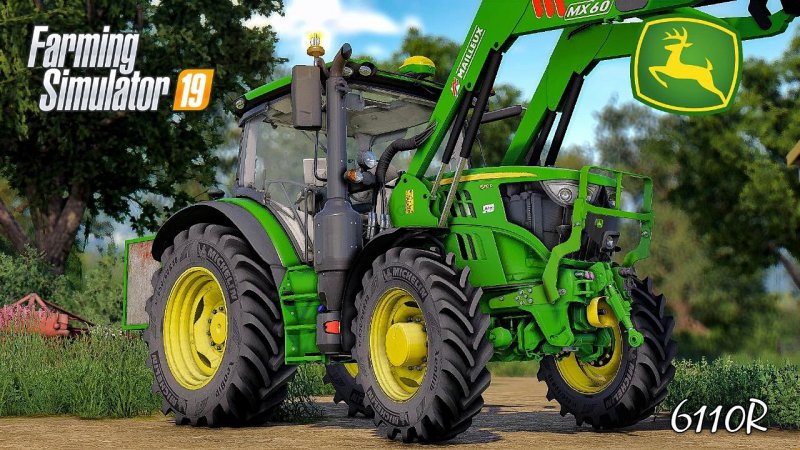 John Deere 6r 6105 6130 Serie Fs19 Mod Mod For Landwirtschafts Simulator 19 Ls Portal 3889