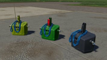 John Deere 1150 kg weight FS19