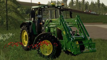 John Deere 6M Series mit Frontlader 603R FS19