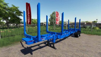 Manac 45FT Log Trailer FS19