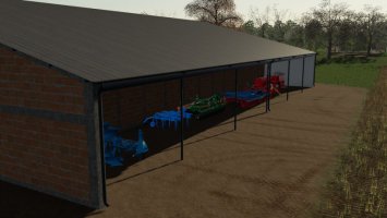 Medium Garage With Shelter FS19
