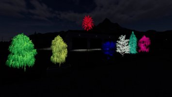 RGB Lighted Tree Planter Box Pack