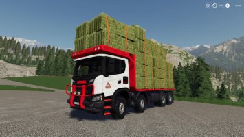 Scania XT 8x8 Flat Bed FS19