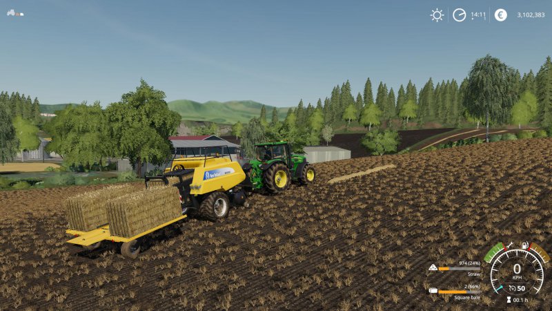 Hesston Big Baler Fs19 Mod Mod For Farming Simulator 19 Ls Portal 3195